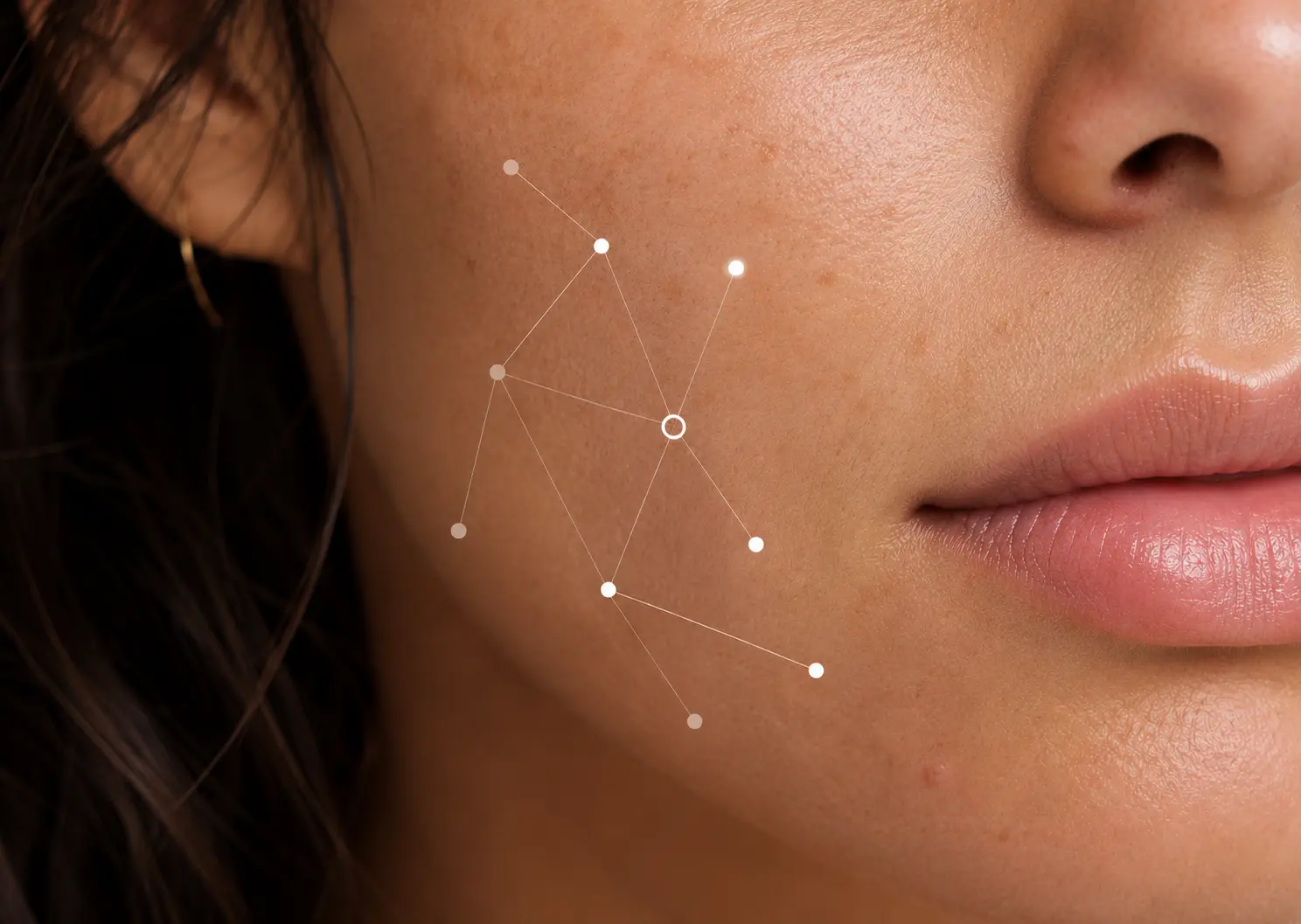 diagnostic morpho-facial, analyse des points clés du visage avant un massage visage naturel à Biarritz et Bidart