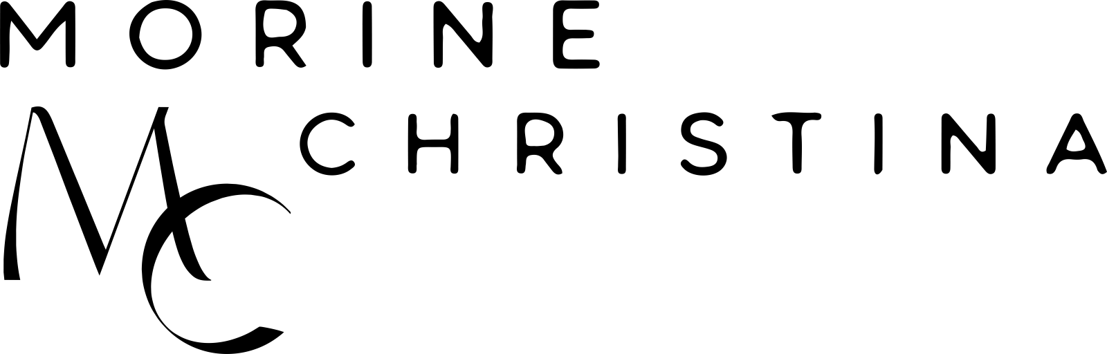 Logo MorineChristina, facialiste certifiée Kobido et Skin Tao à Biarritz