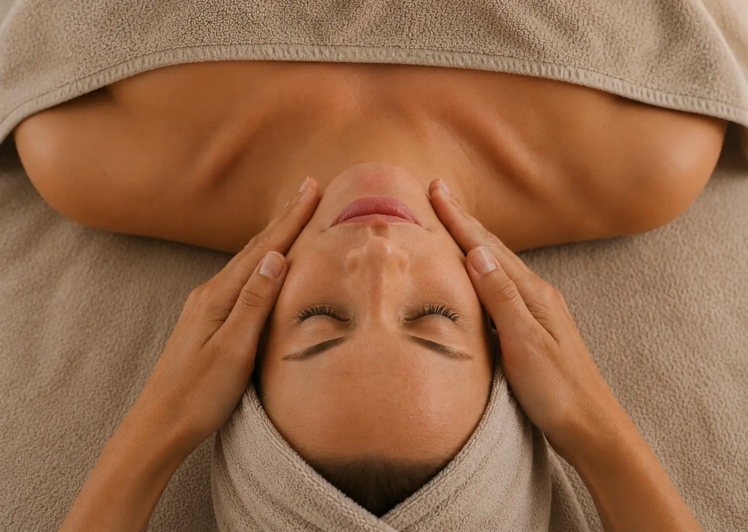 Soin du visage personnalisé, moment de détente, facialiste à Biarritz et Bidart